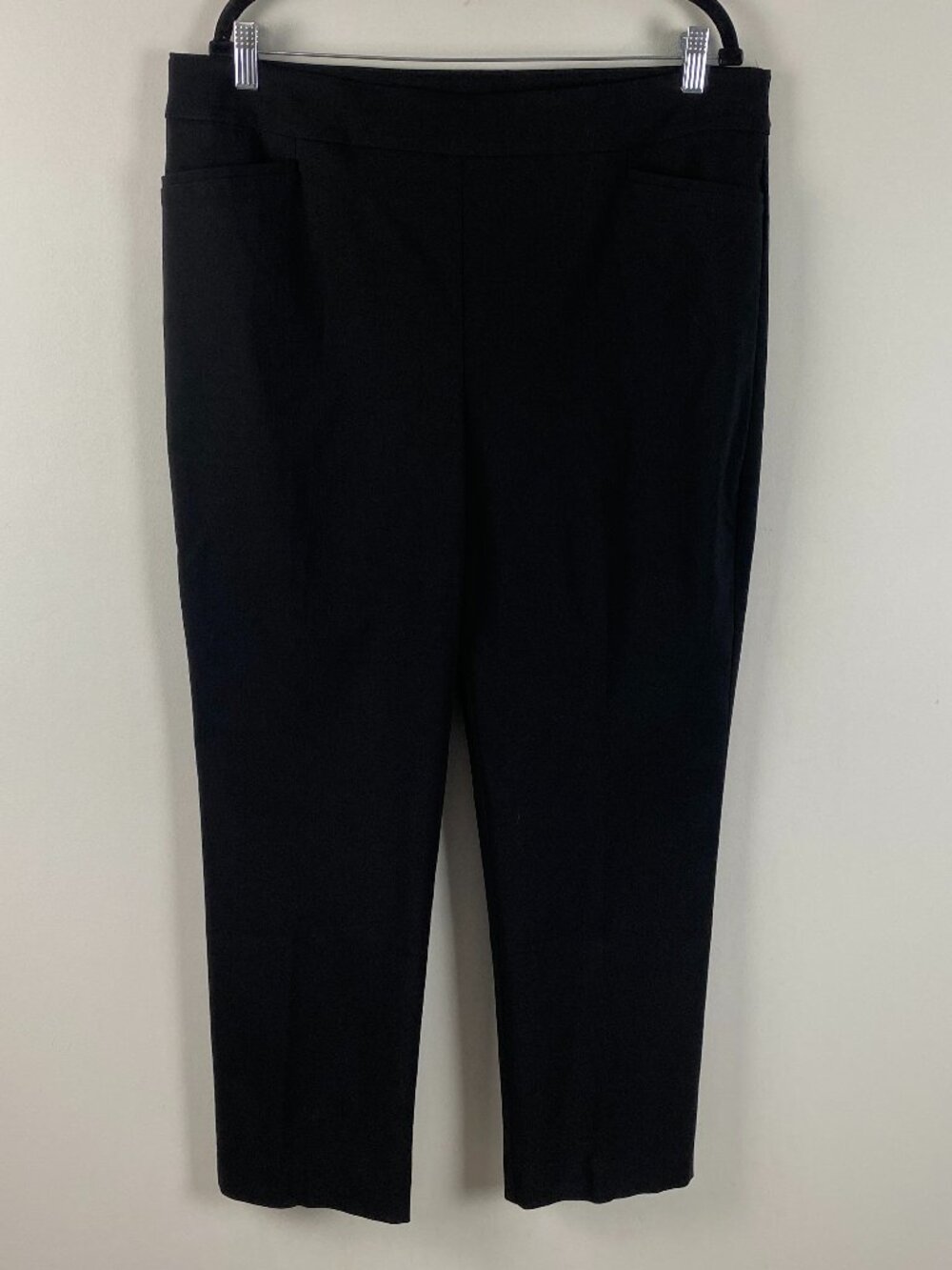 Chicos Brigitte™ Slim Pull-On Pants Size 3 US 16 XL Black Pull On